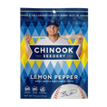 Load image into Gallery viewer, A package of Chinook Sunflower Seeds branded as Smokehouse BBQ flavor. The packaging is predominantly red and blue with an image of a sunflower seed in the center and the text 'Best Seeds Ever' at the top.
